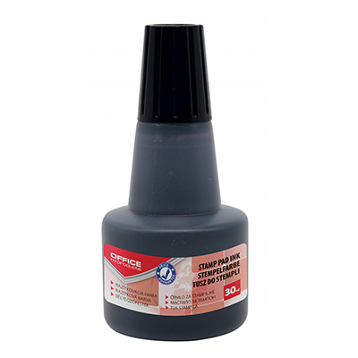 Штемпельна фарба 30мл чорна 18143011-05/KF25105 (12) (OFFICE PRODUCTS)